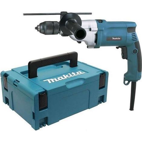 Makita – Perceuse à percussion 1010 W – Boîte de vitesses 2 vitesses – Capacité perçage 16/20/40 mm – Moteur en aluminium – HP2071J (1/10)