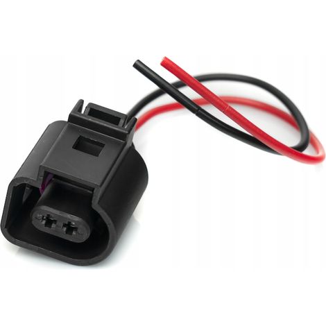 Connecteur étanche 2 broches type 1J0973702 avec joints silicone, pour groupe VAG, Audi, Skoda, Seat et VW, câblage automobile (1/5)
