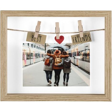 Selgros111 Cornice portafoto Best Friends - Galleria in legno per bambini (1/4)