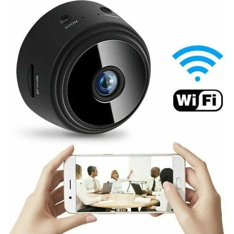(Pas de carte mémoire)Mini caméra espion sans fil HD WiFi CCTV avec vision nocturne et détecteur surveillance vidéo sécurité bébé (1/5)