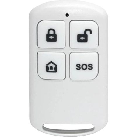Télécommande sans Fil, Fonctionne avec Le Système d'alarme Domestique (Blanc)