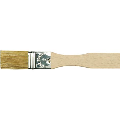 Pinceau universel soie, largeur env. 37 mm, en poils de porc clairs et forts, pour les travaux de peinture, convient pour le vernis et l'apprêt