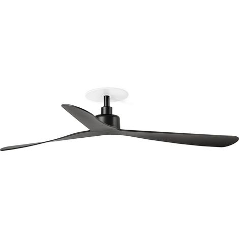 ROCKER RECESSED L Ventilator schwarz/schwarz