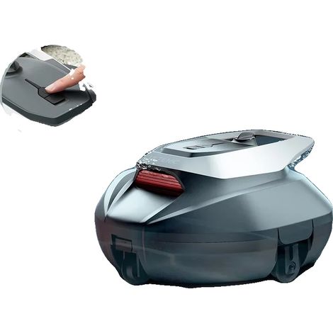 Aspirateur de piscine robotisé, batterie de 5200mAh, 90 minutes d'autonomie, moteurs doubles, dimensions 321x324x166mm, corde de flotteur de 2 mètres (1/5)