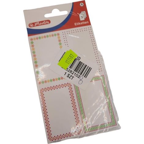 Etichette decorative autoadesive, 12 pezzi