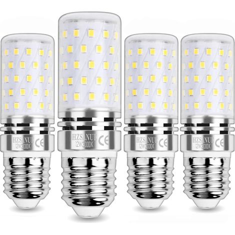 Ampoule non variable LED 12 W, ampoule à vis E27, en forme de maïs 3 000 K, 1 350 lm, équivalent à une ampoule à incandescence de 100 W, blanc chaud, (1/5)