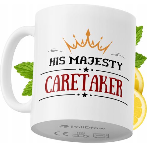 Lustige Tasse für Betreuer – Kaffee- oder Teetasse mit witzigem Textdesign – ideal für Geburtstage, Namenstage, Feiertage und besondere Anlässe. Hochwertige Tasse für Zuhause, Büro und Arbeit. Farbe: 