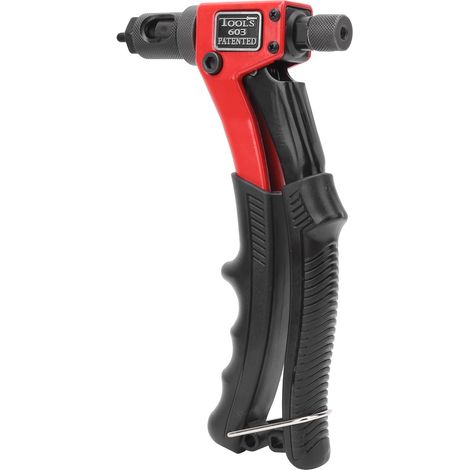 Kit de pose d'écrous rivetés M3/M4/M5/M6, pince à riveter manuelle, outillage de réparation, noir et rouge (1/5)