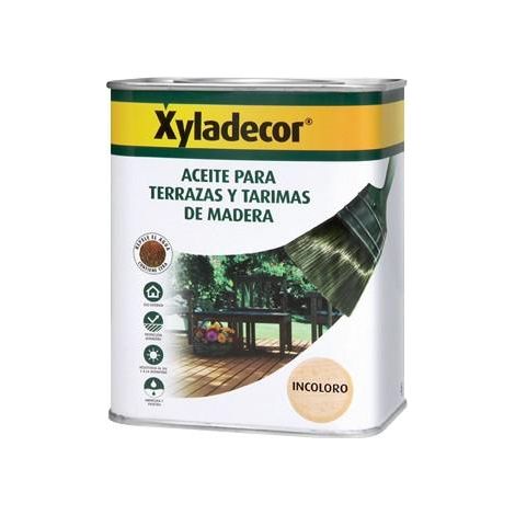 Xyladecor Aceite para terrazas y tarimas de madera Incoloro 750 Ml