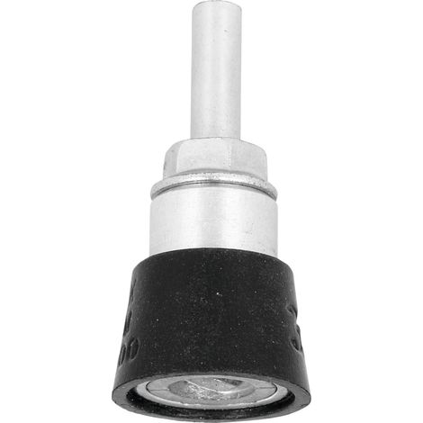3M ROLOC Gummi-Schleifteller, Schaftdurchmesser 6 mm, mittel, 25 mm Außendurchmesser