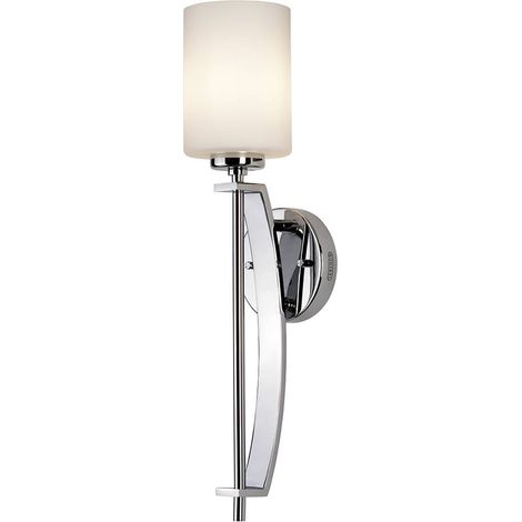Elstead Taylor - Grande applique murale à 1 ampoule - Fini chrome poli, G9 (1/5)
