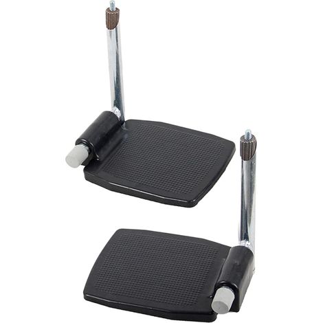 Rollstuhl-Fußstütze, manuelle Rollstühle, Ersatzpedal, Rollstuhlteile, Kunststoff mit Stange