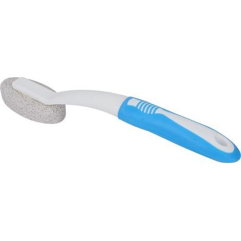 Brosse en pierre ponce pour éliminer les dépôts de calcaire et traces d'eau dure - Nettoyage toilettes, éviers, cuisines et piscines. (1/5)