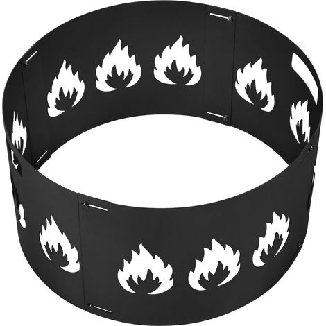Wolketon Protector antisalpicaduras, protector ignífugo resistente al calor y modulable, con asa, fabricado en hierro (1/5)