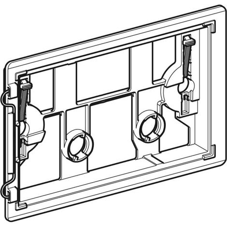 Geberit Befestigungsrahmen für Omega Betätigungsplatten, 243108001 (1/3)