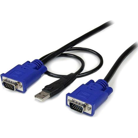 StarTech.com Câble pour Switch KVM VGA avec USB 2 en 1 - 3m