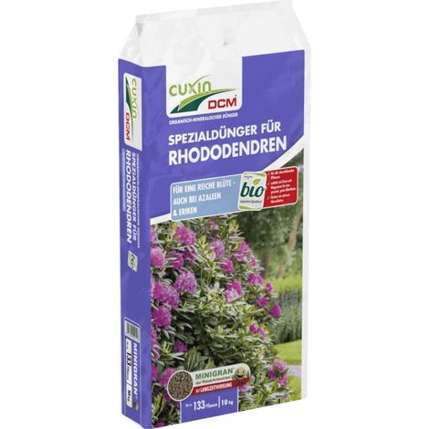 Engrais Cuxin pour rhododendrons 10 kg Engrais pour azalées Engrais pour éricacées Engrais pour hortensias
