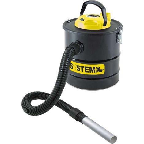 System+ Aspiracenere - Nero e Giallo - D. 26 x H 28,5 cm (1/2)