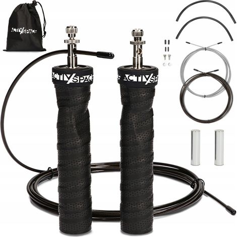 Gewichtetes CrossFit-Box-Springseil, verstellbar, mit Kugellagern, langlebig
