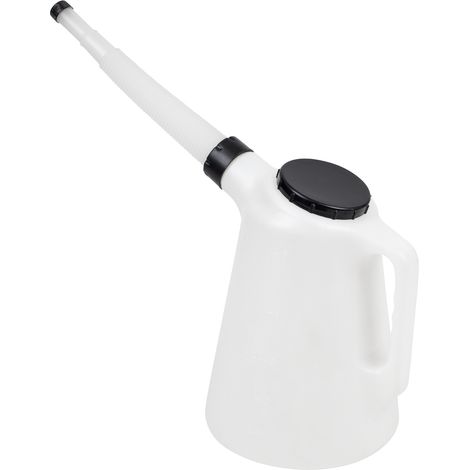 Sealey JDL5 Oil Container with Flexible Spout 5L - Black Lid