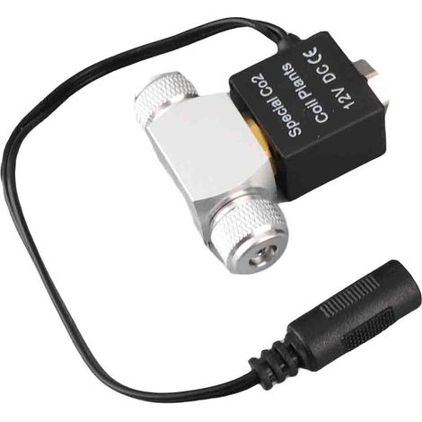 Electrovanne CO2 Double Tête pour Aquarium 12V, Contrôle avec Minuterie, Pression Maximale 6kg/0.6MPa, DIY Série 05-AUTRES