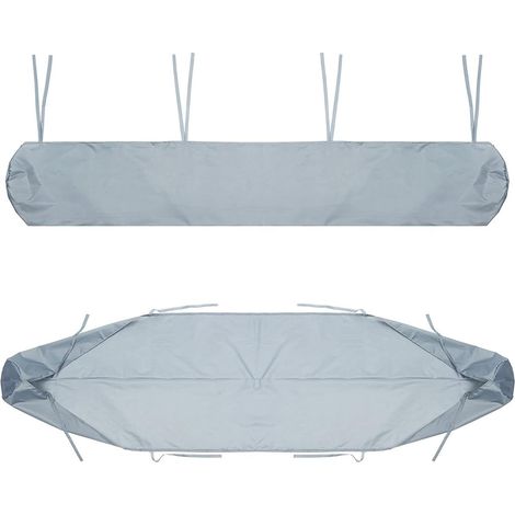 Sac de Protection pour Store Banne, Housse de Protection Anti-poussière imperméable pour auvent de terrasse( 4.5m Gris ) (1/4)