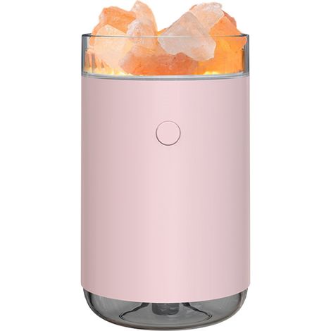 Diffuseur d'arômes 3 en 1, humidificateur avec lampe à sel, 6 couleurs changeantes, 260 ml, purificateur d'air USB pour maison et bureau (1/5)