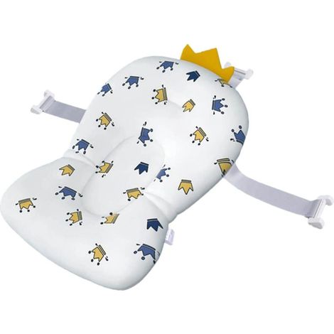 Tapis De Bain Bebe - Tapis Antidérapant Pour Baignoire - Coussin De Bain Flottant Ajustable - Pour Nouveau-Né À 2 Ans - 1 Pièce (1/5)