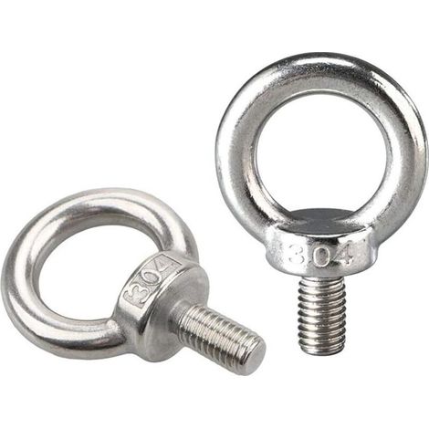 Accessoire de Levage, Boulons à Anneau en Acier Inoxydable, Quincaillerie de Construction M5, 10 Pcs (1/5)