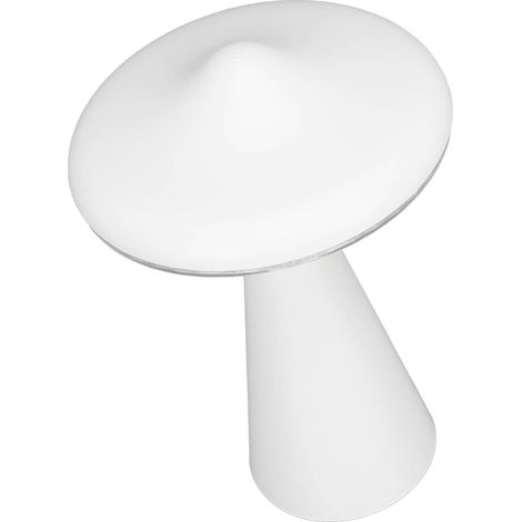 Lampe de chevet LED champignon blanche, rechargeable par USB, 16 couleurs, télécommande tactile, sans fil. (1/5)