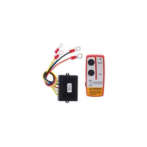 Universelles drahtloses Fernbedienungsset für Seilwinden mit 12V/24V-Empfänger für LKWs, Jeeps, ATVs und SUVs (1/5)