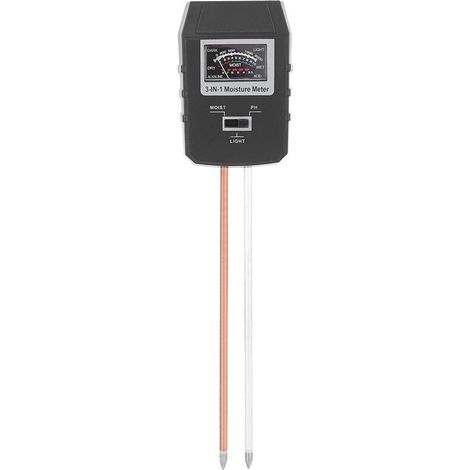 Tester del terreno 3 in 1, tester del terreno multifunzionale con pH, valore di umidità e sensore di luce digitale per giardino, fattoria e prato (1/4)