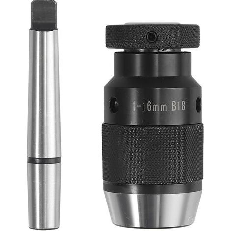 Tigrezy 1–16 B18 Spannfutter + Gelenkwelle MT2-B18 Schnellspannbohrfutter und selbstsichernder Dorn mit MT3-B18 Kegelfutter/MT2-JT3 Kegelschaft