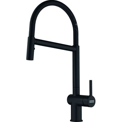 Franke Active - Spültischarmatur FN 3407.901, mit flexiblem Arm, schwarz matt 115.0653.409