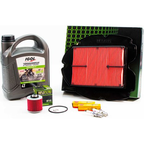 Kit Révision Filtres Bougies pour YAMAHA TDM 900 de 2002 à 2010 - IGOL PROPULS EVOLUTION 10W40 4L