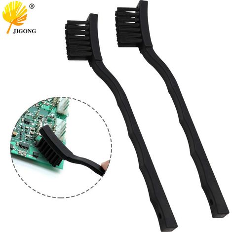 Brosse à manivelle avec poils en PA conducteurs, résistants à l'usure et ne perdant pas leurs poils - un outil de nettoyage pour ordinateurs, téléphones portables et composants électroniques.