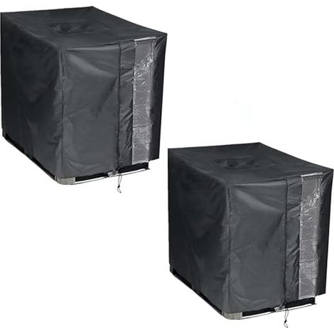 Casas para cubetas IBC, impermeables y UV, tejido 600D, lote de 2 (1000 L / 275 gal) (1/5)