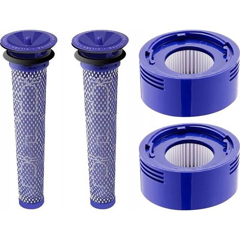 Kit de 2 filtres pour Dyson V7 V8 V8+ Absolute Animal Motorhead Allergy