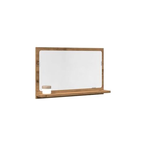 Armoire à miroir de salle de bain chêne artisanal 60x11x37 (1/5)
