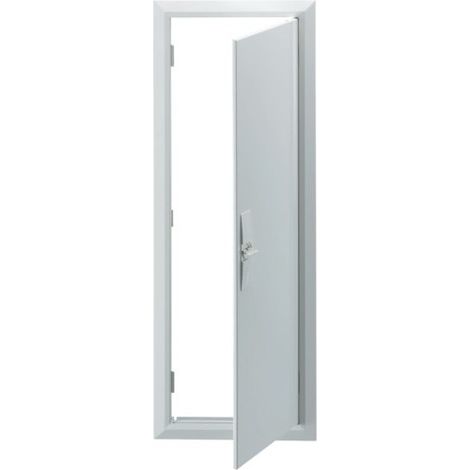 Hager – Cadre porte gamma+ 13 blanc pour bac d'encastrement GE313E – Installation rapide – Finition soignée – Adapté pour résidentiel et commercial