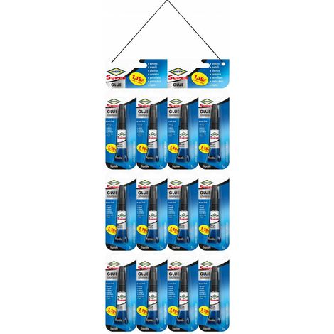 BOSTIK SUPER GLUE 3 G JUMBO CARD ADESIVO BLISTER Q.TA 24