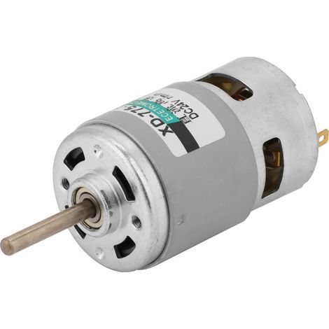 Moteur 775 à grande vitesse, 80 W, couple élevé, arbre d'extension, moteur CC (24 V, 20 000 tr/min) (1/5)