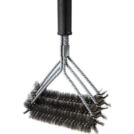 Brosse Barbecue - Nettoyage Grill BBQ - Accessoire Barbecues - Electrique, Gaz, Charbon - Acier Inoxydable (1/5)