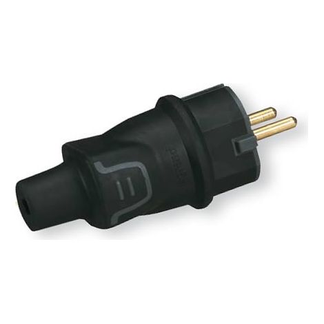 Spina antenna in gomma nera 16A Legrand 50342