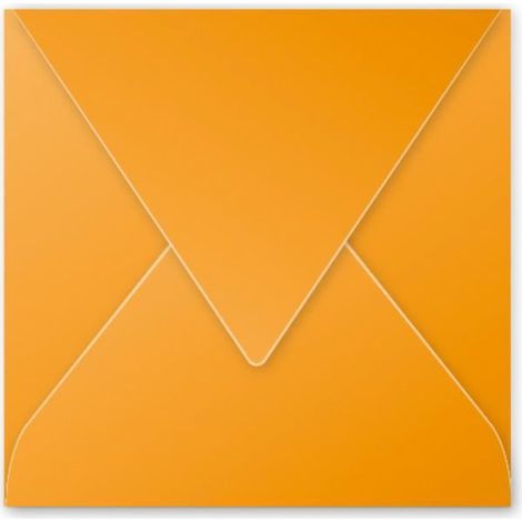 Enveloppe - CLAIREFONTAINE - Pollen 165x165 - 120g - Orange - Lot de 20
