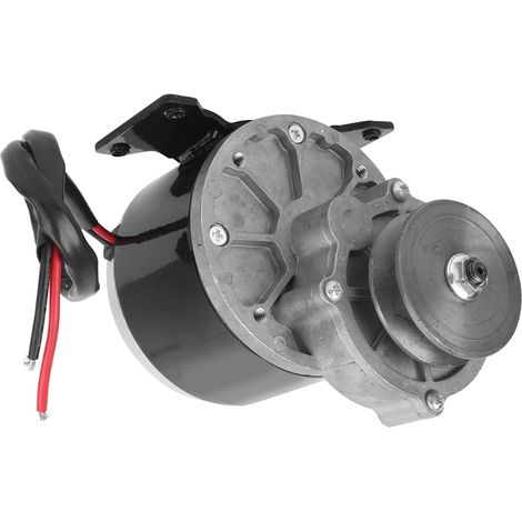 Moteur à Engrenages à Rapport de Réduction 8,9, Moteur à Engrenages à Poulie à Courroie en Cuivre Pur 12 V 250 W, Fil épais (1/5)