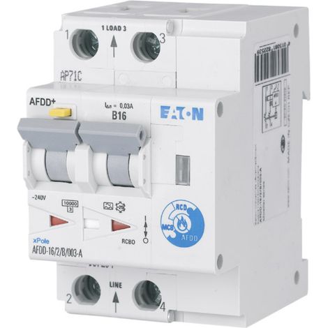 Eaton 187204 Brandschutzschalter 2polig 16 A 0.03 A 230 V/AC 1 St. (1/2)