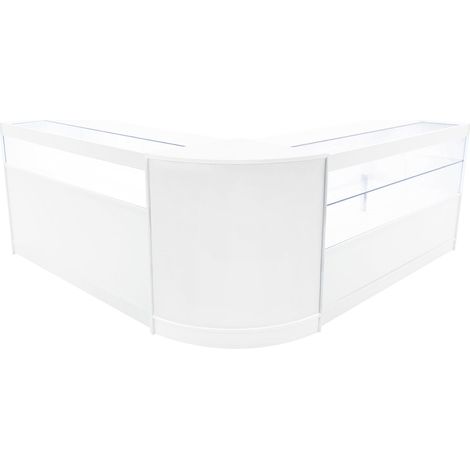 Adonis LED Shop Counter Set B1500, C1500 & CM60 - White (1/5)