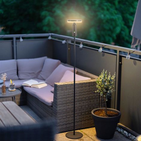 esotec Solar Stand- und Leseleuchte Aliano, 36 LEDs, Sensortaster, Akku, 102773 (1/5)