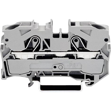 Borne de passage WAGO 2010-1201 10 mm ressort de traction Affectation: L gris 1 pc(s)